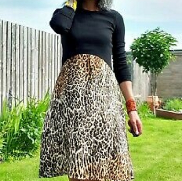 Zara Dresses & Skirts - 🎉PRICE⬇️ 🎉HP🌵Zara🌵Leopard Print Long Sleeve